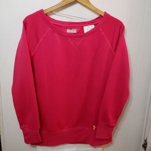 Under Armour Fuchsia Pink Semi-Fitted Sweatshirt